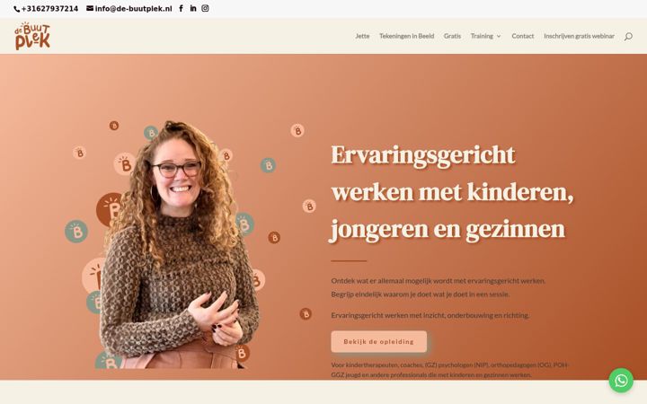 Screenshot van de-buutplek.nl