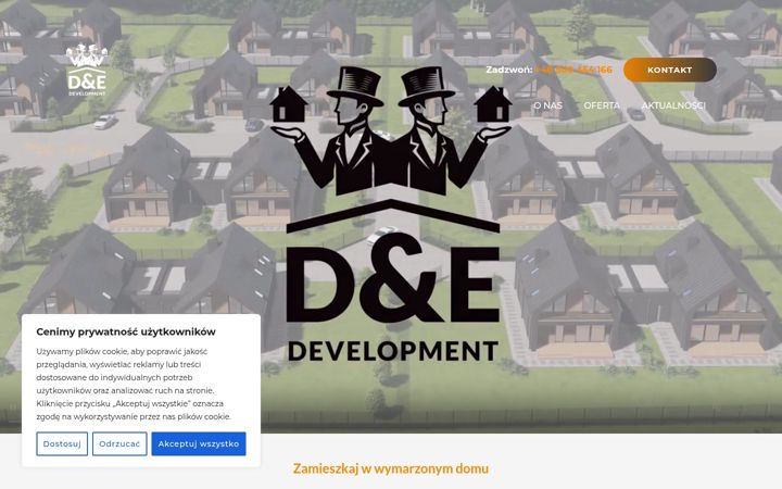 Screenshot van de-development.pl