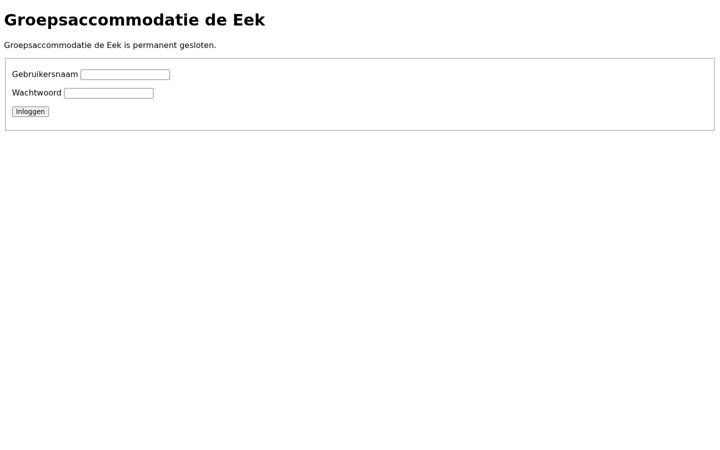 Screenshot van de-eek.nl