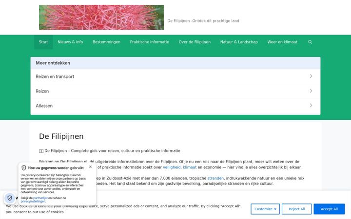 Screenshot van de-filipijnen.nl