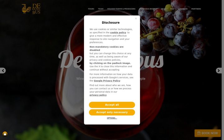 Screenshot of de-gustibus.it