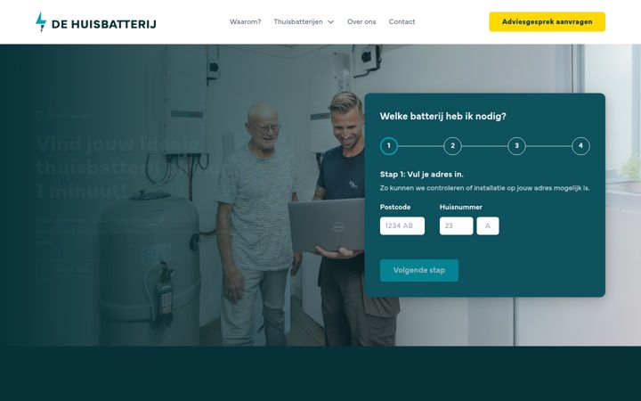 Screenshot van de-huisbatterij.nl