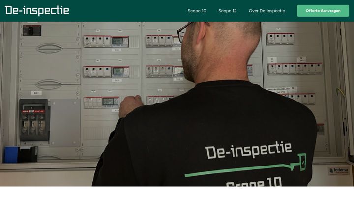 Screenshot van de-inspectie.nl