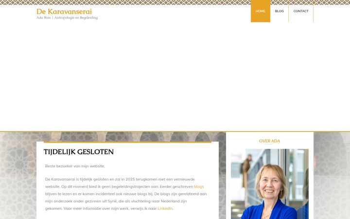 Screenshot van de-karavanserai.nl