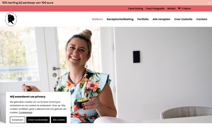 Screenshot of de-keuken-van-liselotte.be