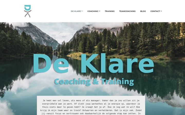Screenshot van de-klare.nl