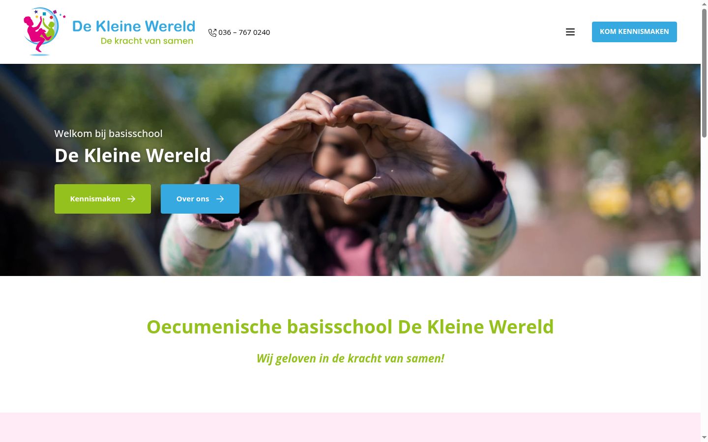 Screenshot van de toestemmingsbanner zoals getoond vóór enige interactie