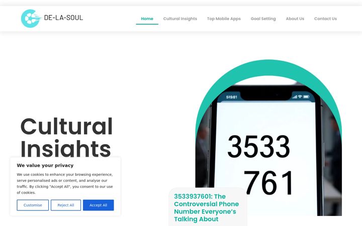 Screenshot of de-la-soul.com