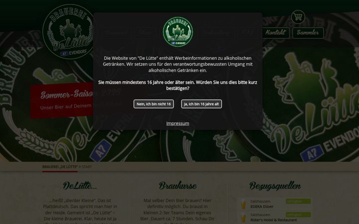 Screenshot of de-luette.de
