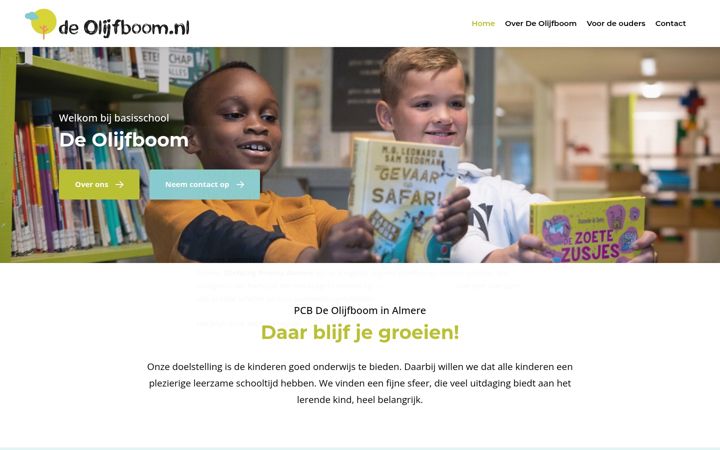 Captura de ecrã de de-olijfboom.nl