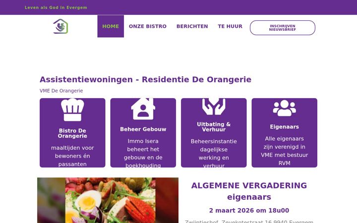 Screenshot of de-orangerie.be
