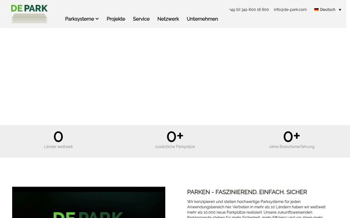 Screenshot of de-park.com