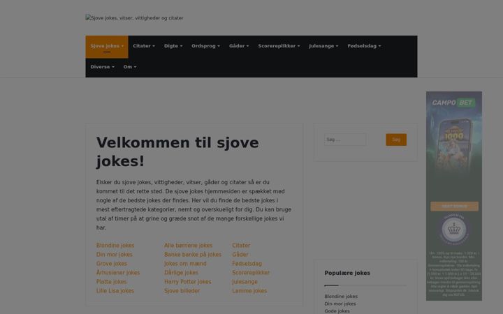 Képernyőkép: de-sjove-jokes.dk