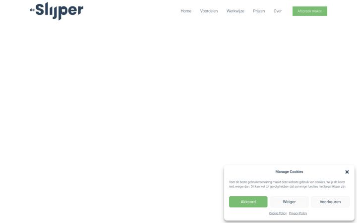 Screenshot van de-slijper.nl