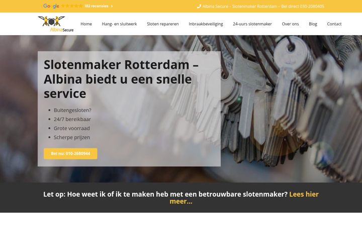 Captura de ecrã de de-slotenmakers-rotterdam.nl