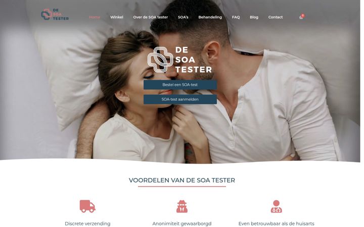 Screenshot van de-soa-tester.nl