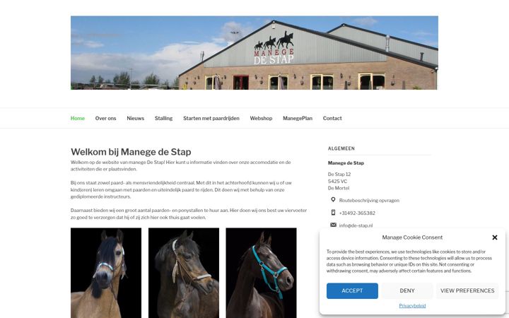 Captura de ecrã de de-stap.nl
