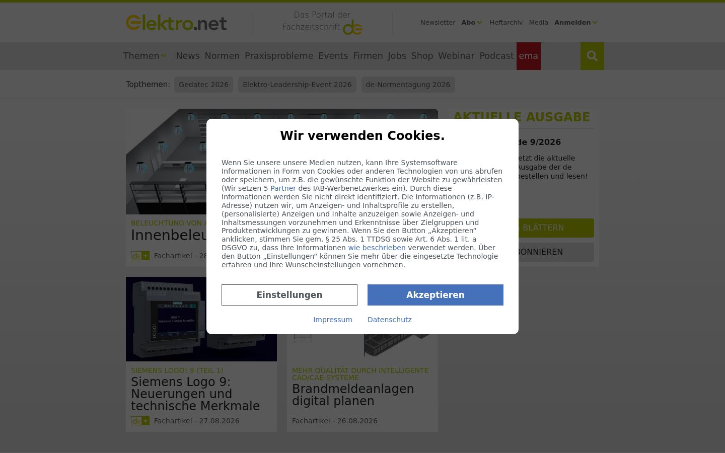 Snimka zaslona bannera za privolu prikazanog prije bilo kakve interakcije