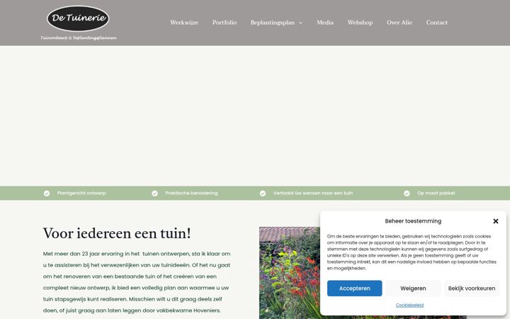 Captura de ecrã de de-tuinerie.nl
