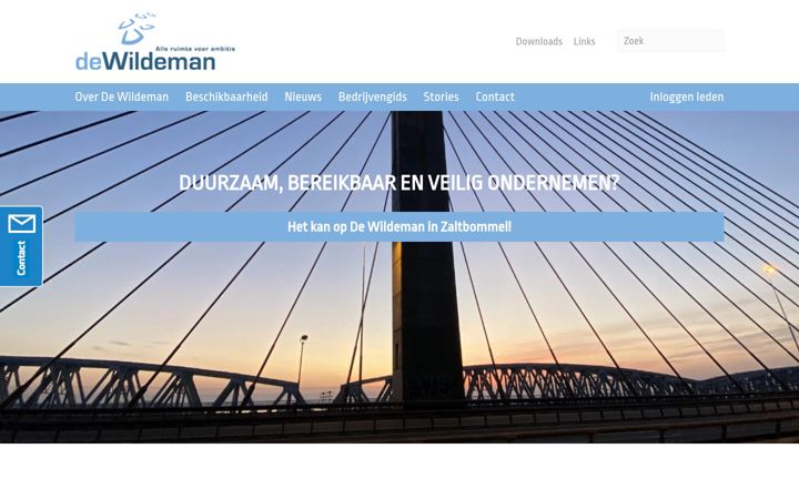 Snimka zaslona za de-wildeman.nl