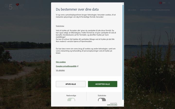 Screenshot of de5oer.dk