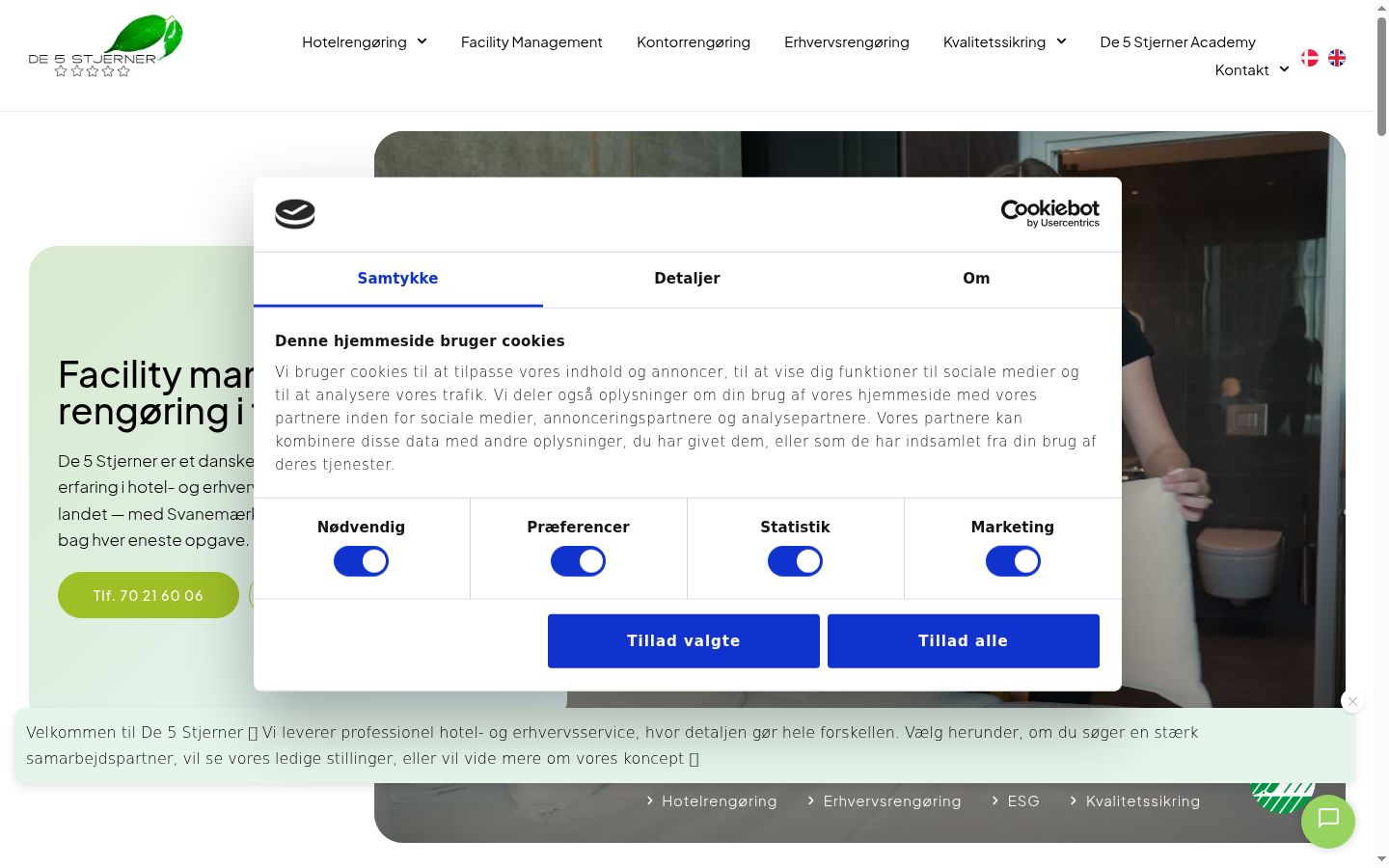 Zrzut ekranu banera zgody wyświetlanego przed jakąkolwiek interakcją