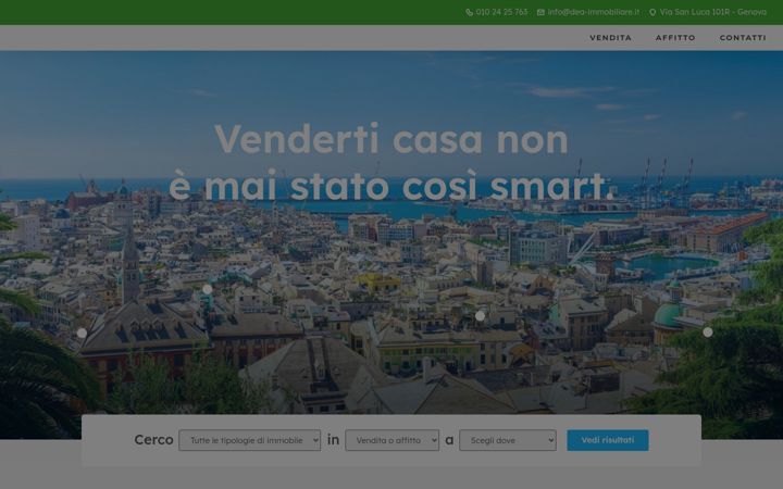 Screenshot of dea-immobiliare.it