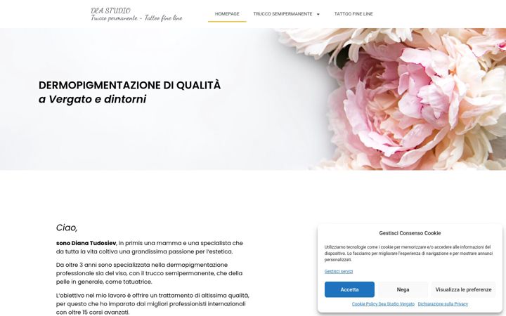 Screenshot of dea-studio.it