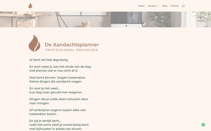 Snimka zaslona za deaandachtsplanner.nl
