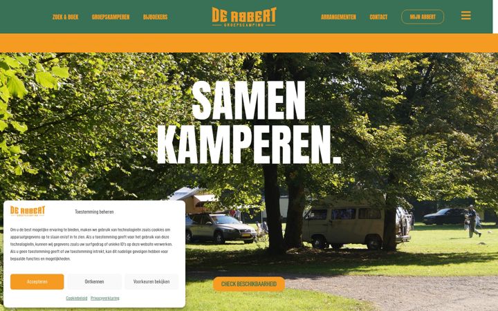 Snimka zaslona za deabbert.nl
