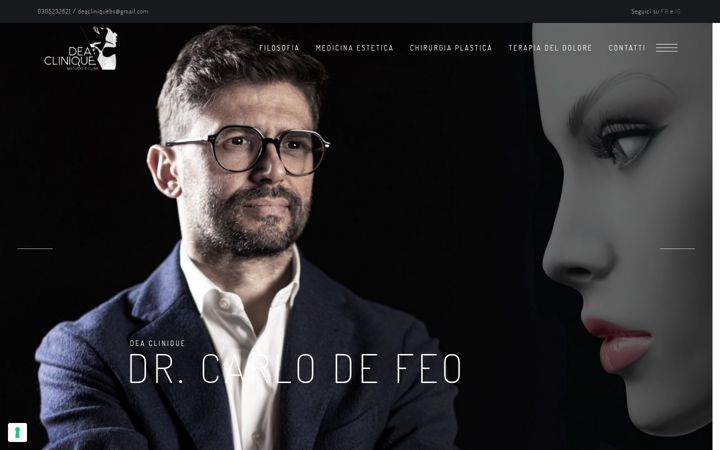 Screenshot of deaclinique.com