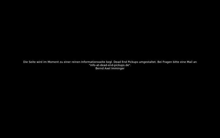 Screenshot of dead-end-pickups.de