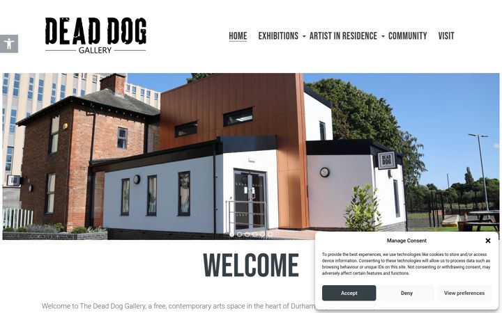 Ekrānuzņēmums no deaddoggallery.co.uk