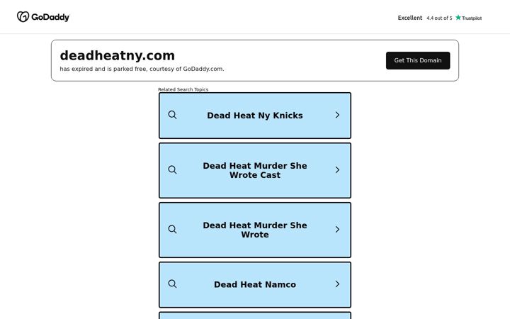 Screenshot of deadheatny.com
