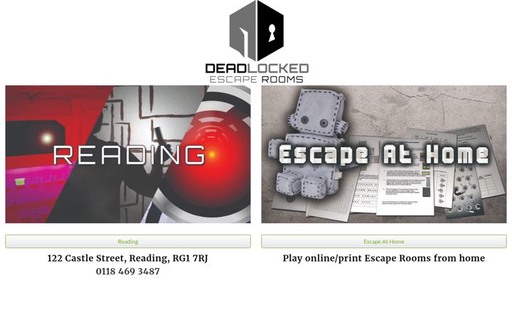 Screenshot of deadlockedrooms.com