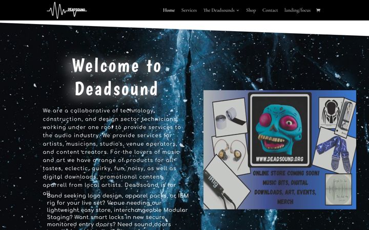 Ekrano kopija deadsound.org