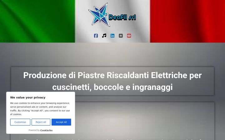 Screenshot of deafil.com