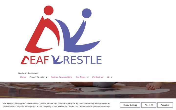 Screenshot of deafwrestle-project.eu