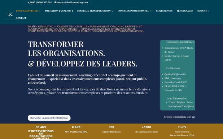 Screenshot of deaifconsulting.com