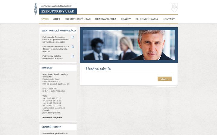 Screenshot of deakbb.sk