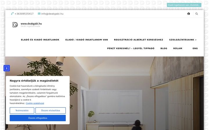 Zrzut ekranu deakgabi.hu