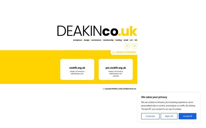 Screenshot of deakinco.uk