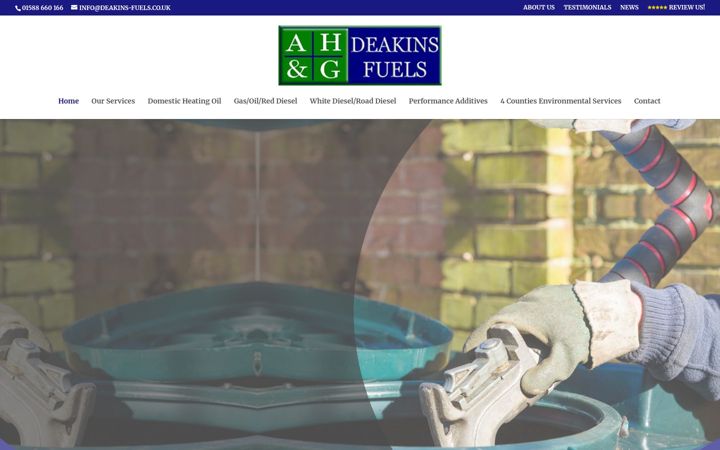 Posnetek zaslona deakinsgroupltd.co.uk
