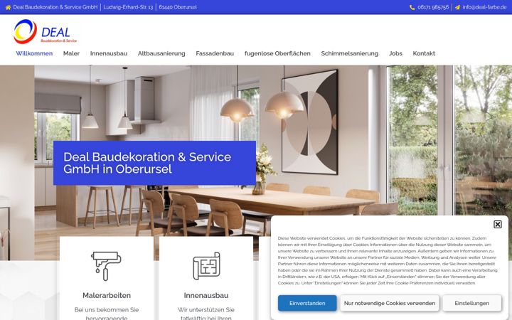 Screenshot of deal-farbe.de