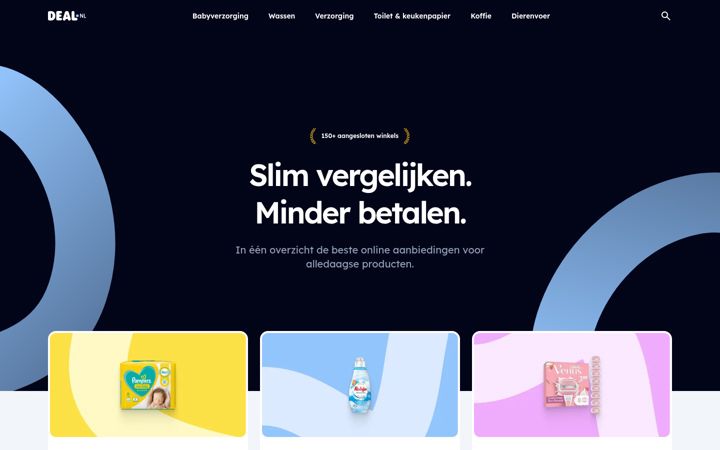 Snimka zaslona za deal.nl