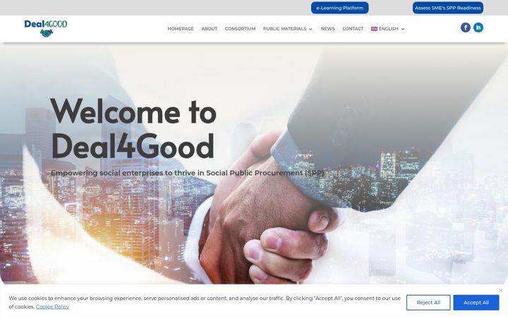 Screenshot of deal4good.eu