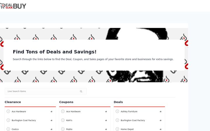 Screenshot of dealclickbuy.com