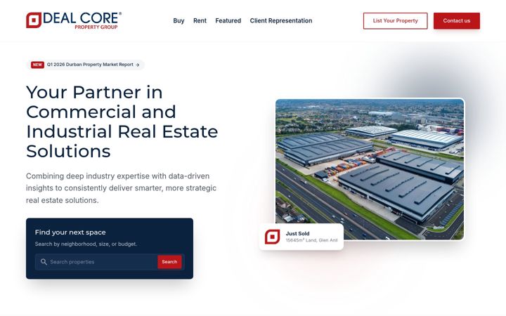 Képernyőkép: dealcore.co.za