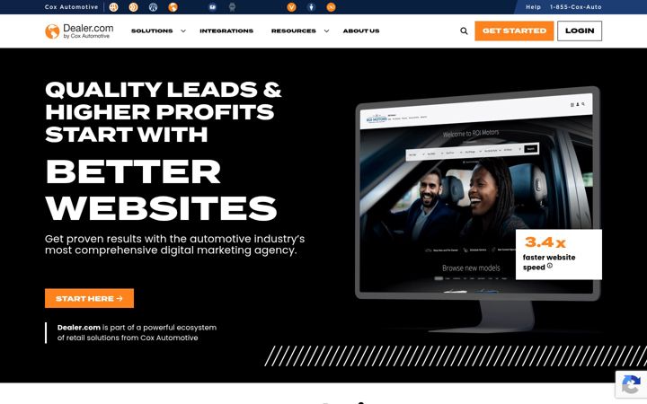 Kuvakaappaus sivustosta dealer.com