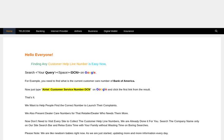 Screenshot of dealercarenumbers.com